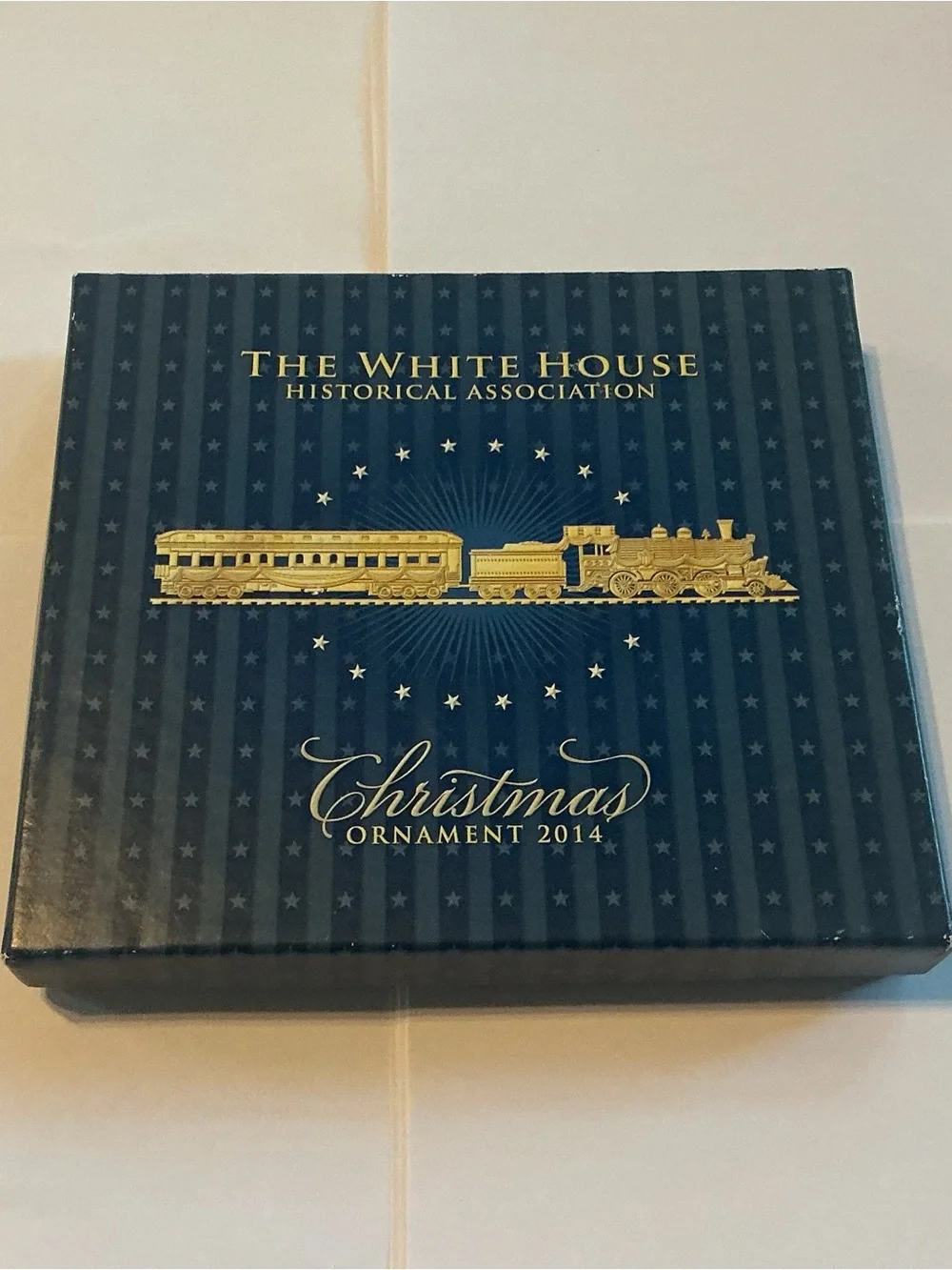 White House Xmas Ornament 2014